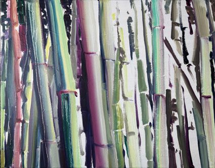 Judit Rozsas Bambouseraie I, 2025, Öl Auf Leinwand, 55 X 70 Cm 72